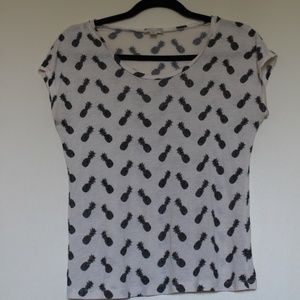 Pineapple Print Tee